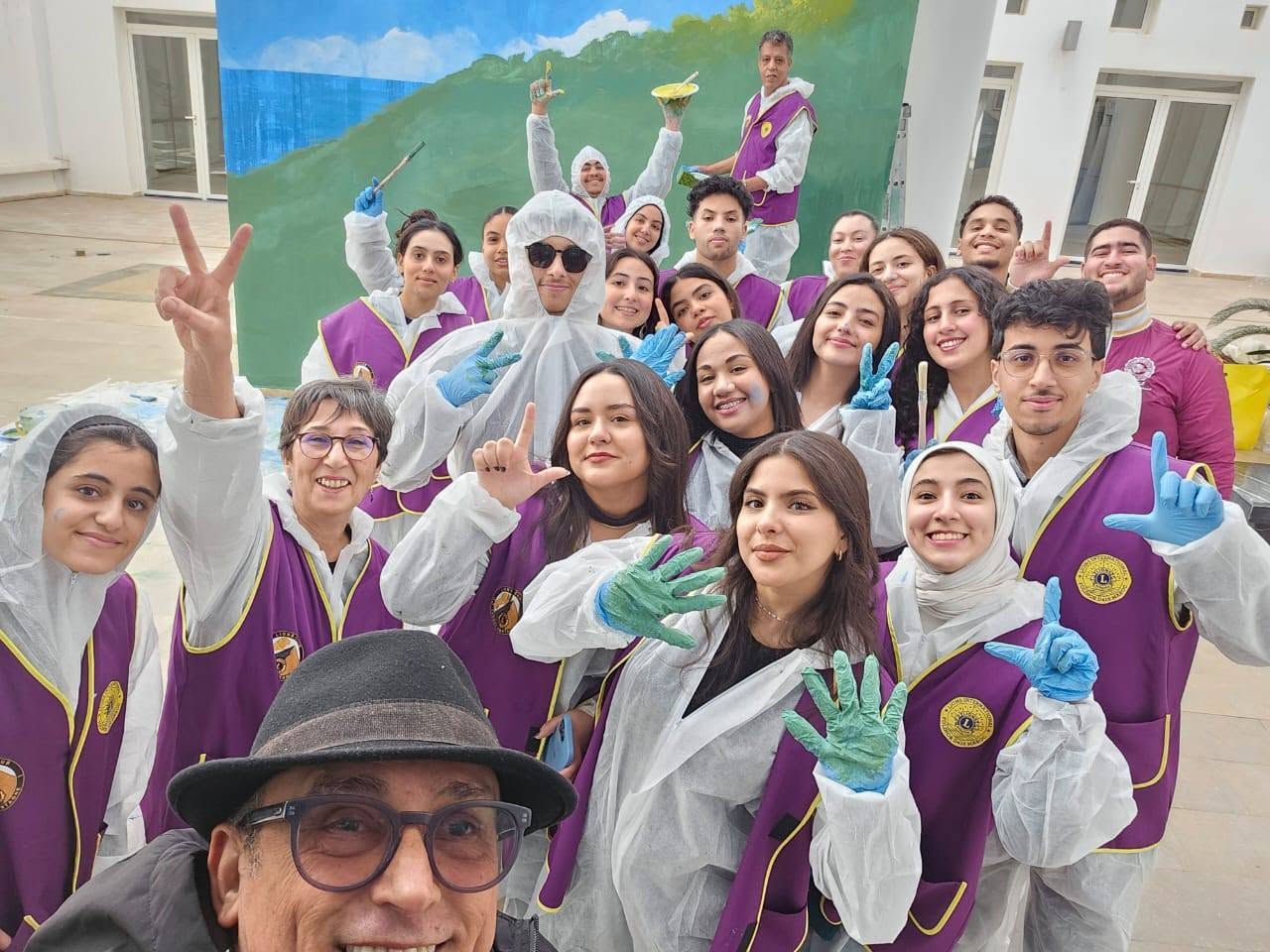 Équipe des bénévoles et jeunes LEO du Club